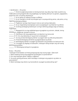 Perdev Module Lesson 1 2 - PERSONAL DEVELOPMENT LESSON 1 & 2 TOPIC ...