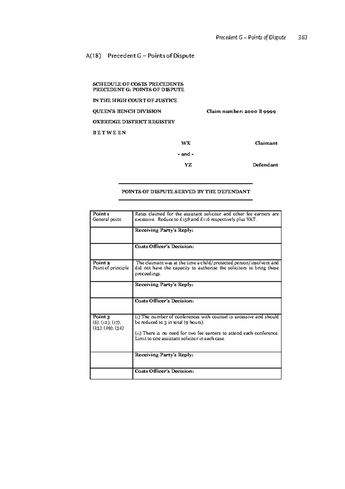Appendix A18 - Textbook source A18 for Dispute resolution and civil ...