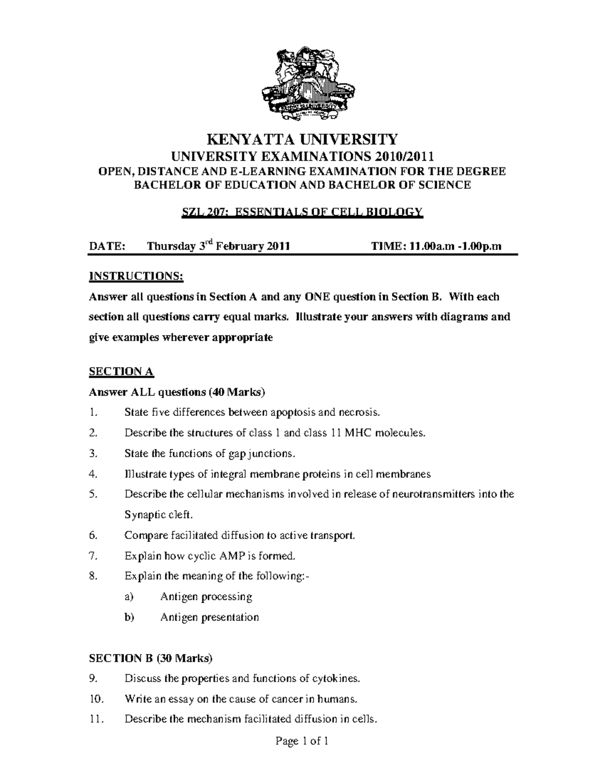 kenya students assignments