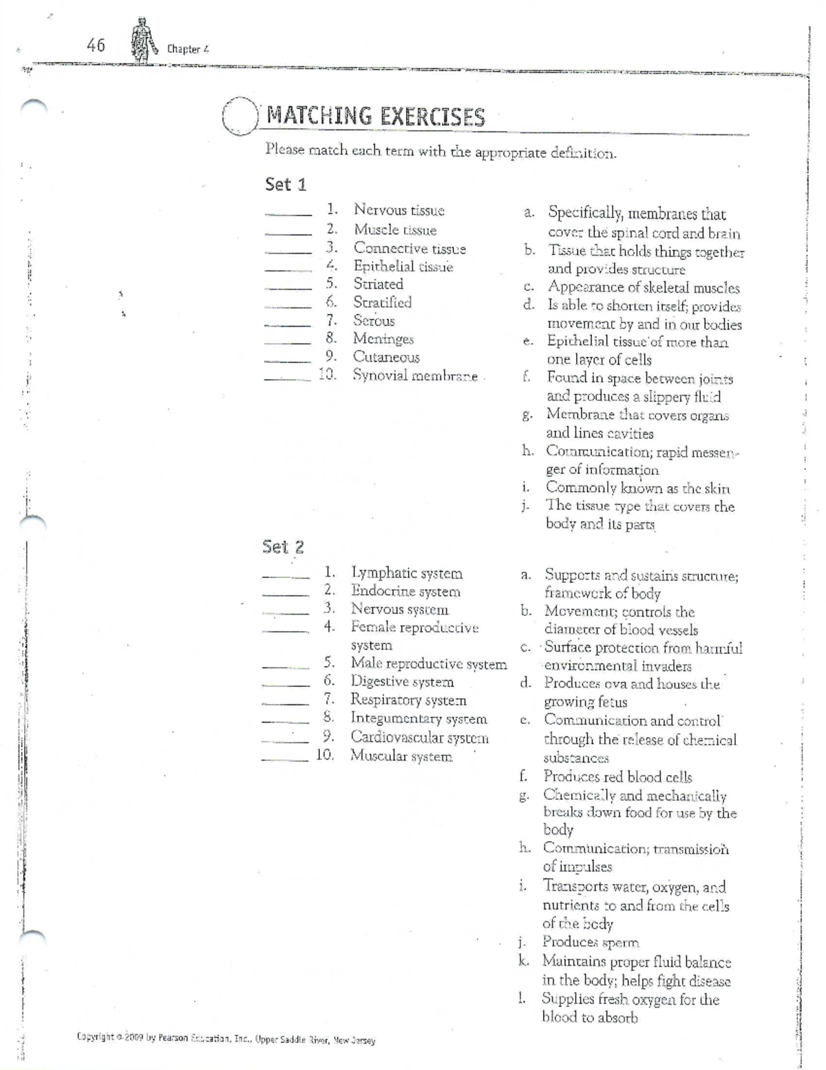 tissue matching homework - Studocu
