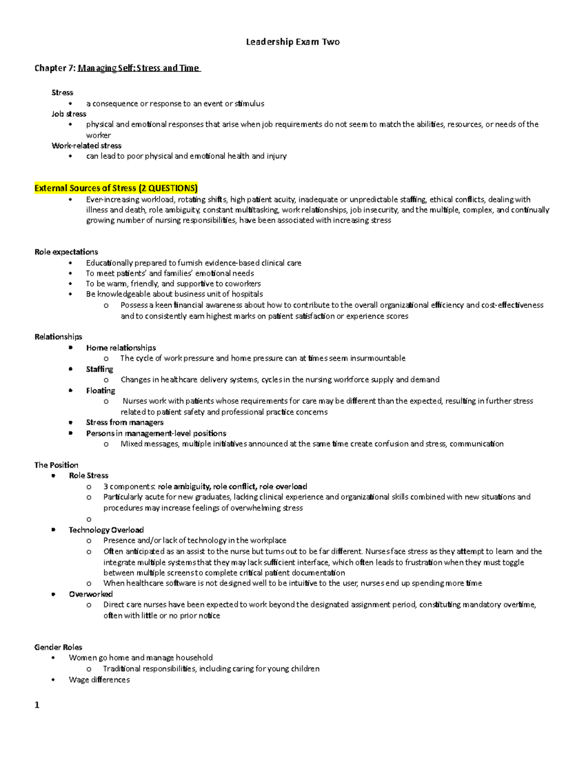 Exam 2 Outline Updated - Leadership exam 2 notes and need to know ...