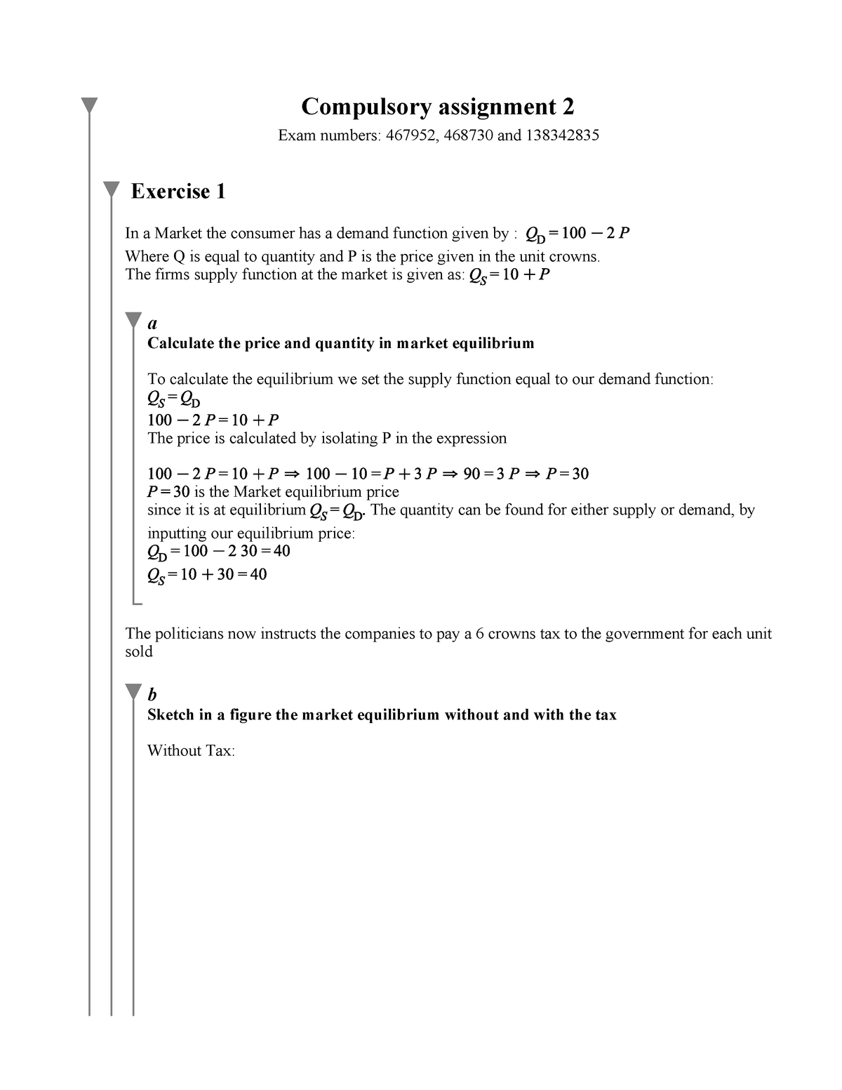 compulsory assignment meaning