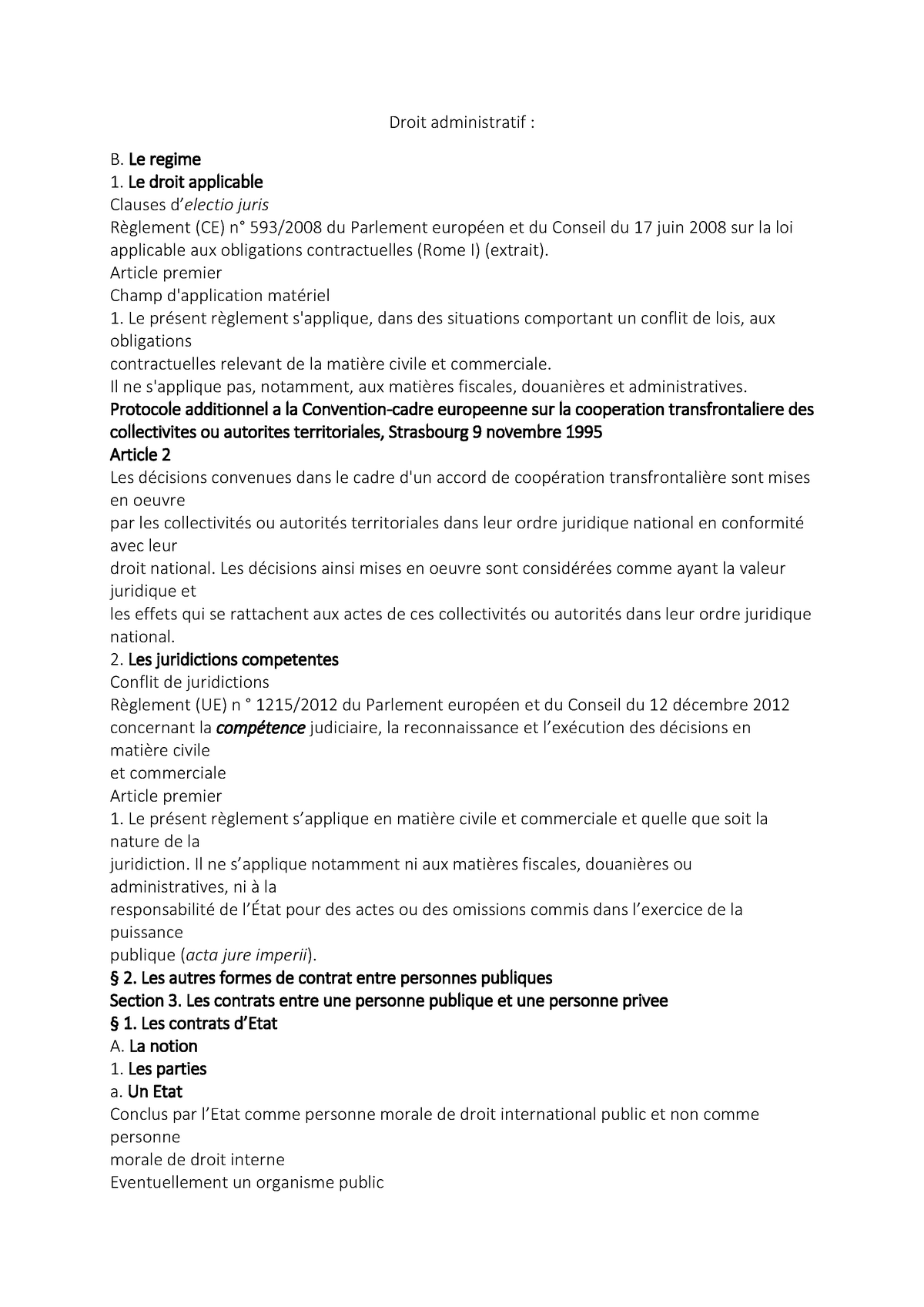 Suite Droit Administratif 2018 3 - Droit Administratif : B. Le Regime 1 ...