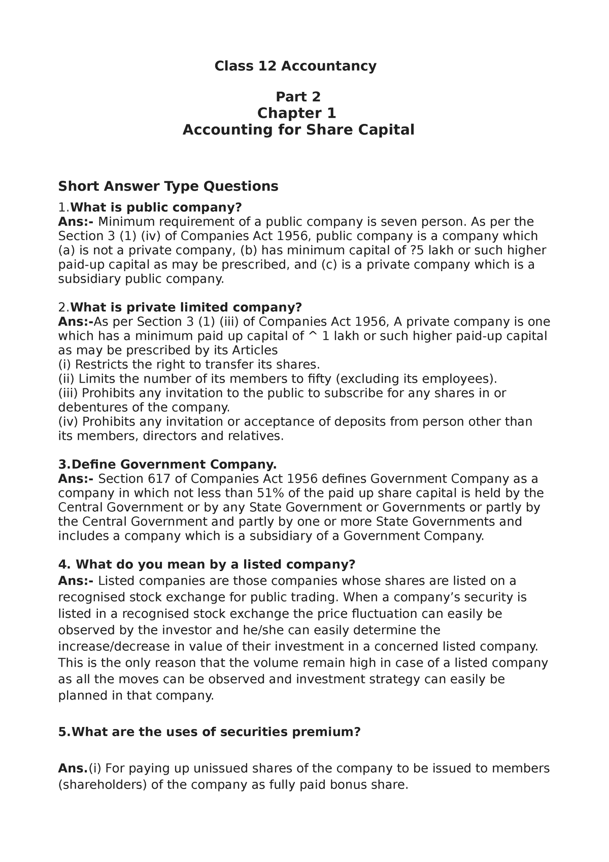 Class 12 Accountancy Chapter 1 - Class 12 Accountancy Part 2 Chapter 1 ...