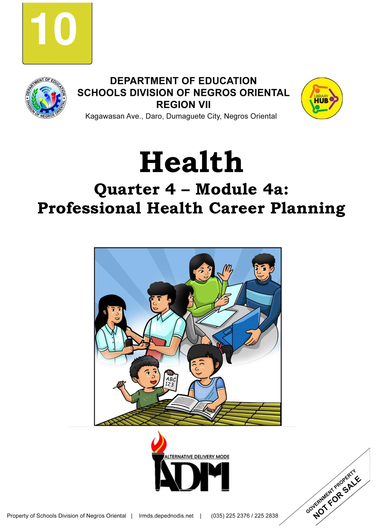 Health 10 4Q 4a - MAPEH - 10 Health Quarter 4 – Module 4a: Professional ...