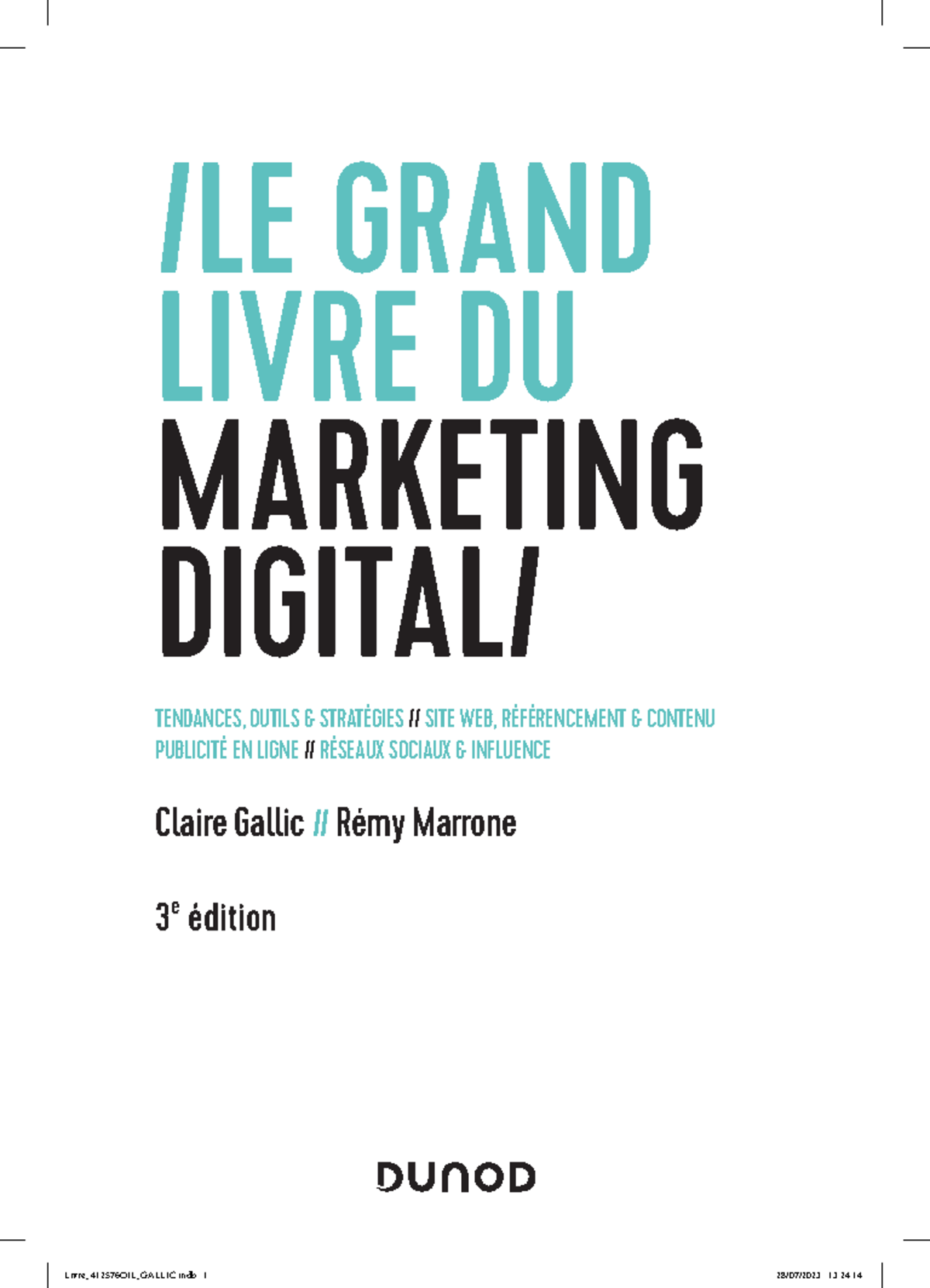 Marketing - /LE GRAND LIVRE DU MARKETING DIGITAL/ ####### TENDANCES ...