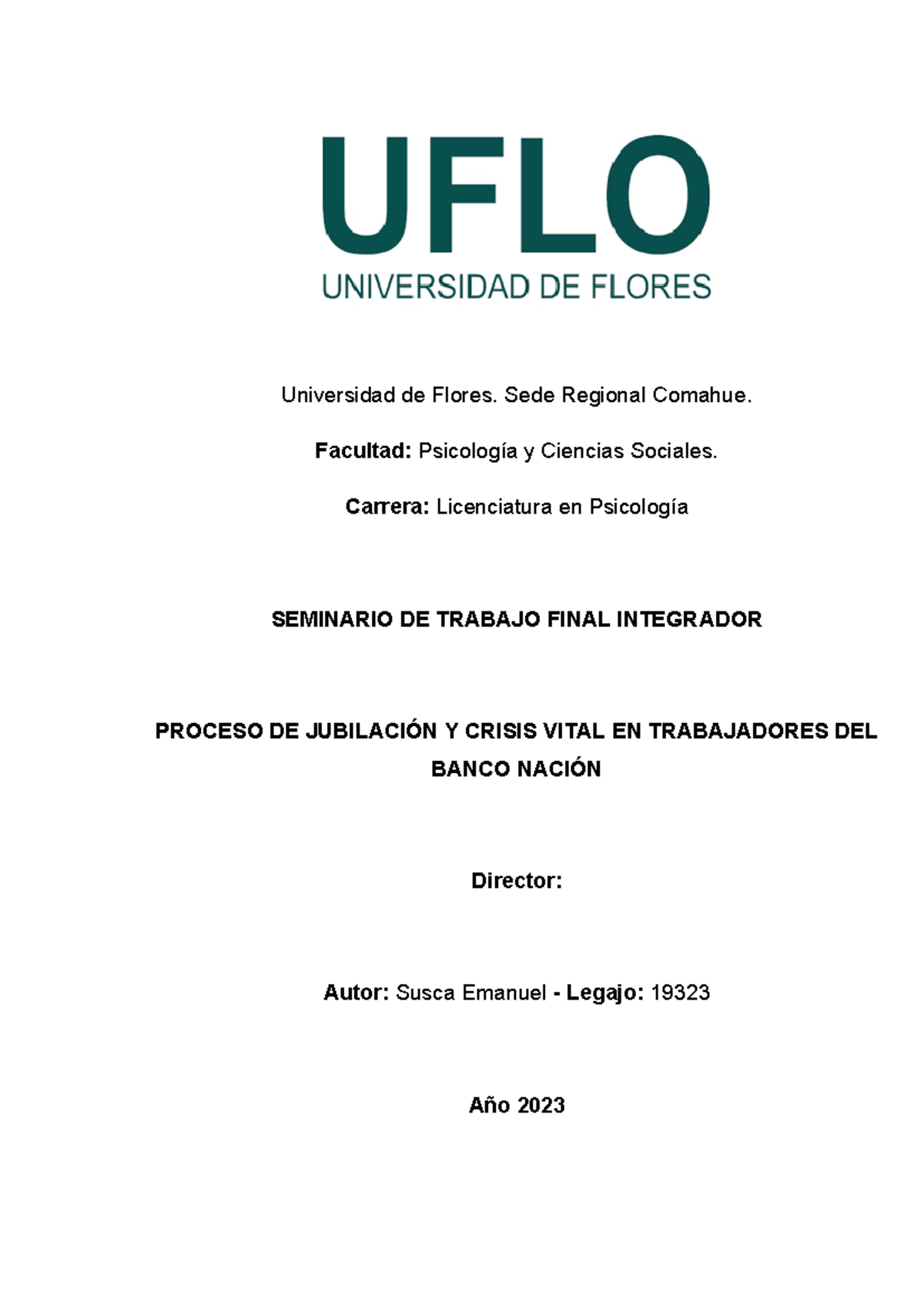 TIF Corregido Susca 2da entrega - Universidad de Flores. Sede Regional ...
