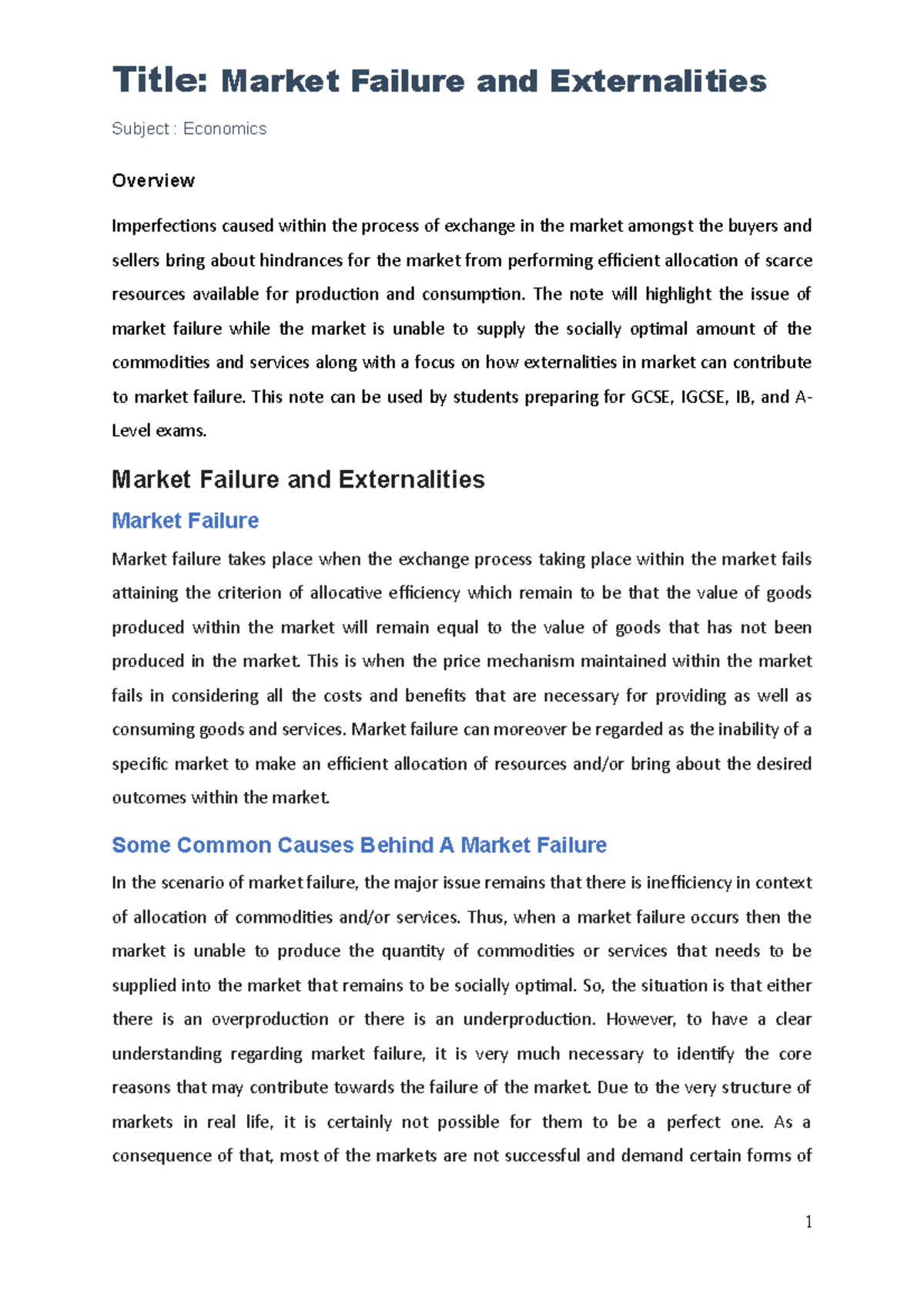 market-failure-and-externalities-subject-economics-overview