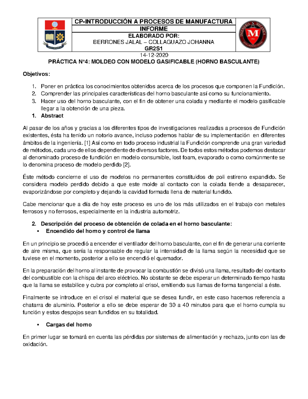 CP IPM GR2S1 IPR4 Berrones - INFORME ELABORADO POR: BERRONES JALAL ...