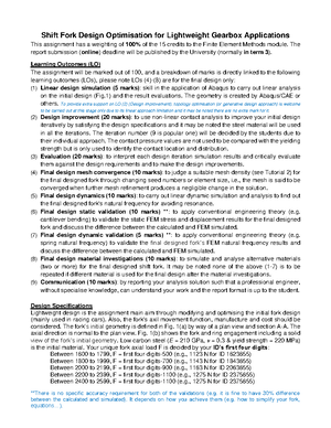 FEM QS 1 - Finite elemental methods questions and additional practice ...