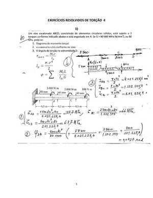 Capitulo 4-Tracao 2 - Eee - 4 Exerc ́ıcios De Tra ̧c ̃ao 4 Resolvidos ...