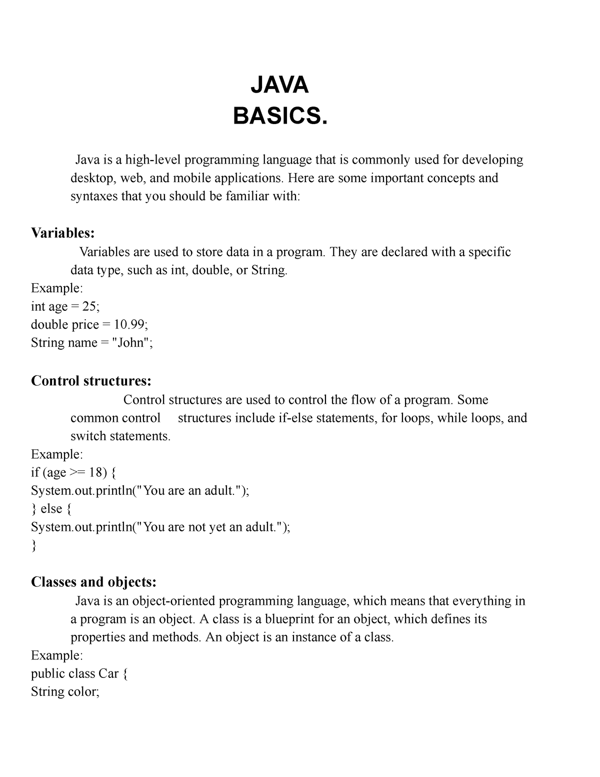 java-basic-java-basics-java-is-a-high-level-programming-language