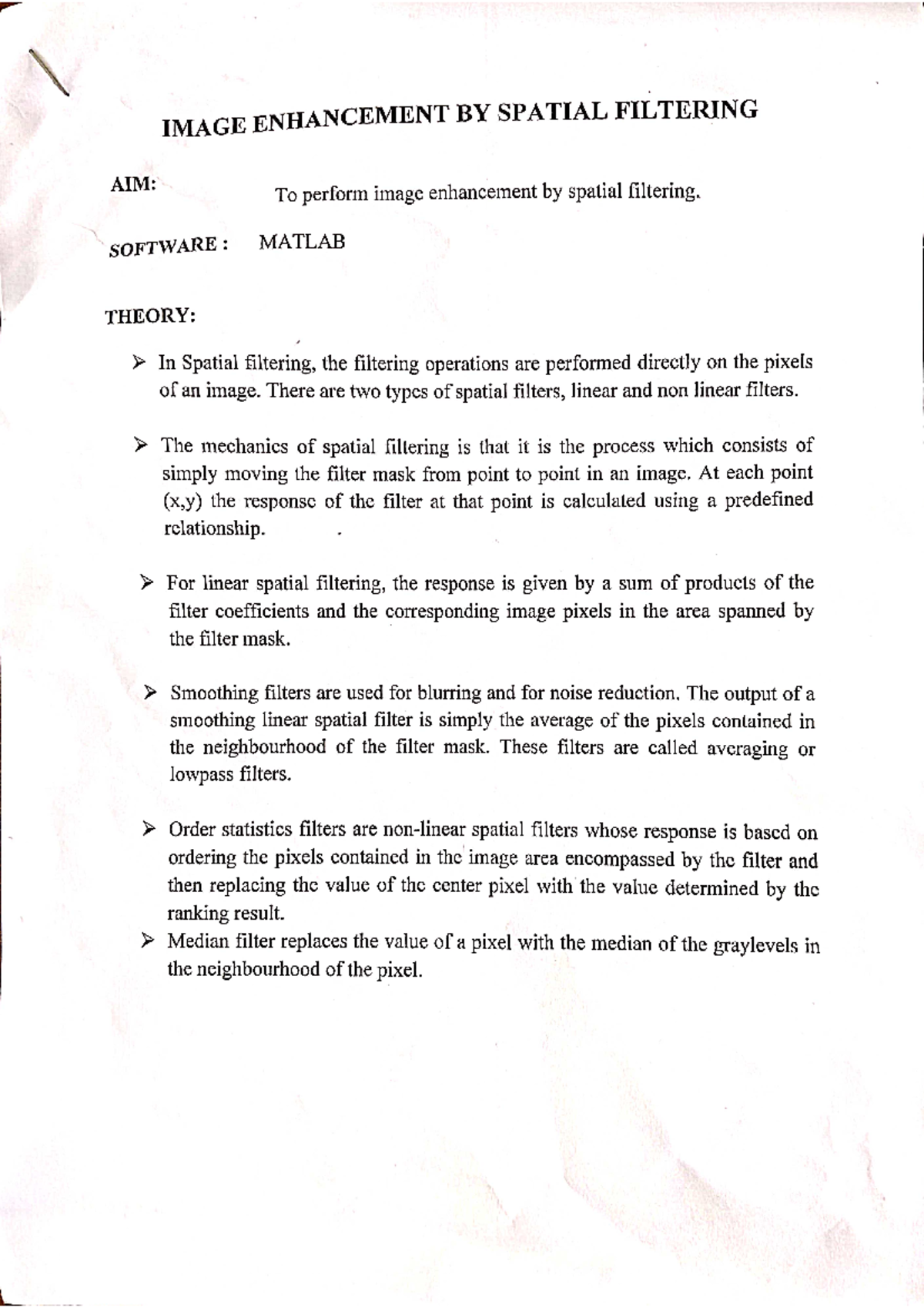 DIP LAB 1 Program - Digit image processing - IMAGE ENHANCEMENT SPATIAL ...