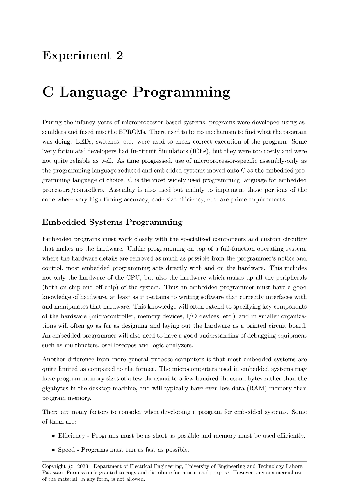 Experiment 2 C Language Programming 3 - Experiment 2 C Language ...