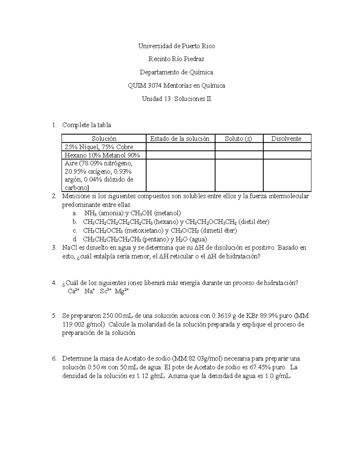 Tabla De Densidad Del Agua En Gml