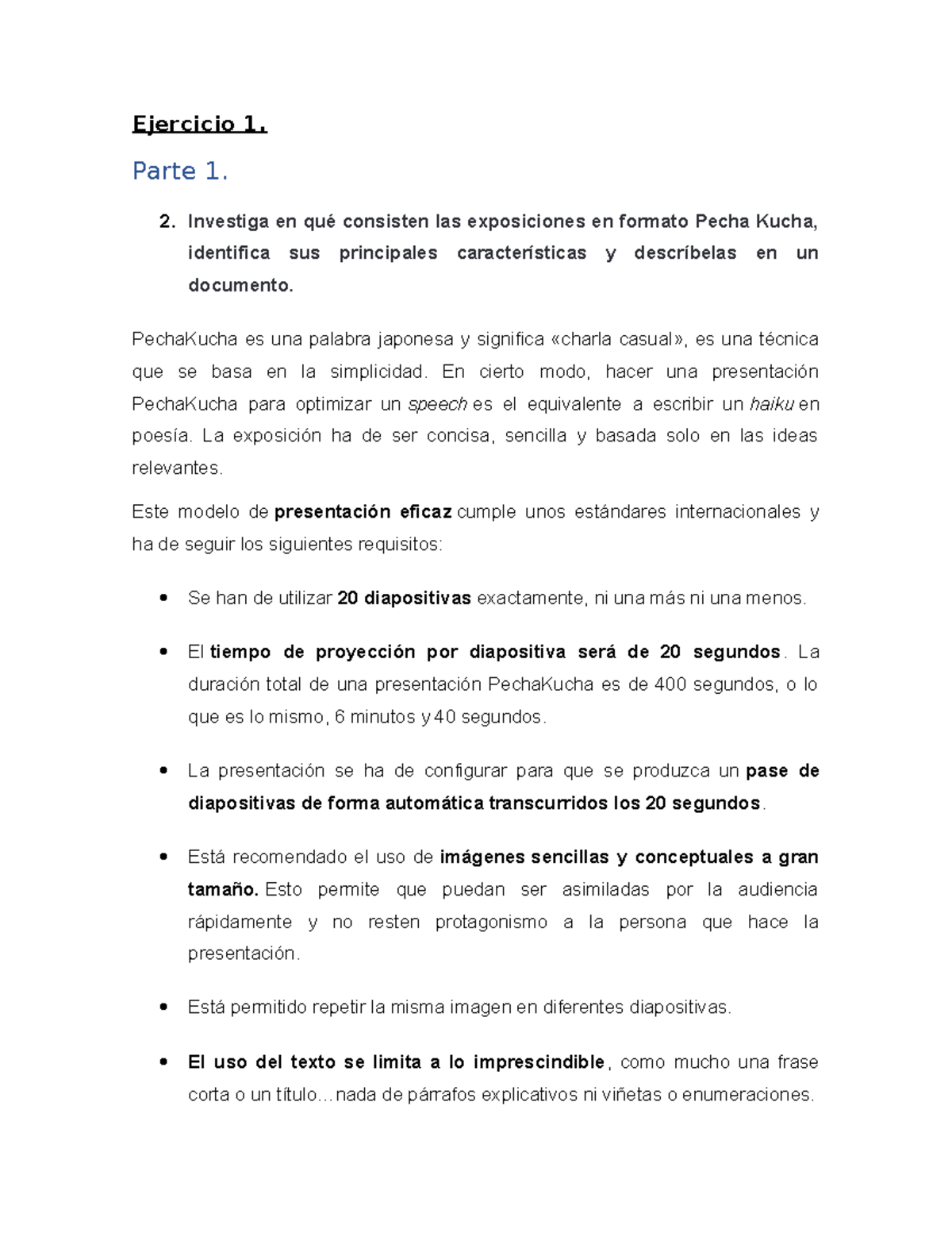 Semana uno comunicacion efectiva - Ejercicio 1. Parte 1. Investiga en ...