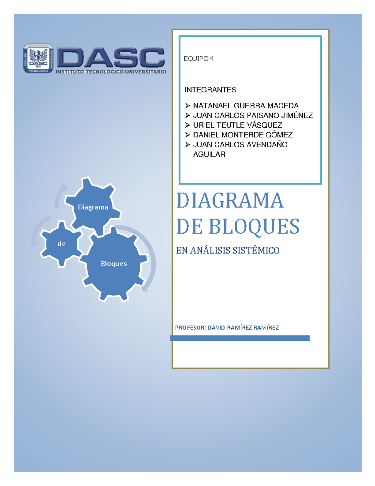 Diagrama de bloques - Bloques de Diagrama DIAGRAMA DE BLOQUES EN ...