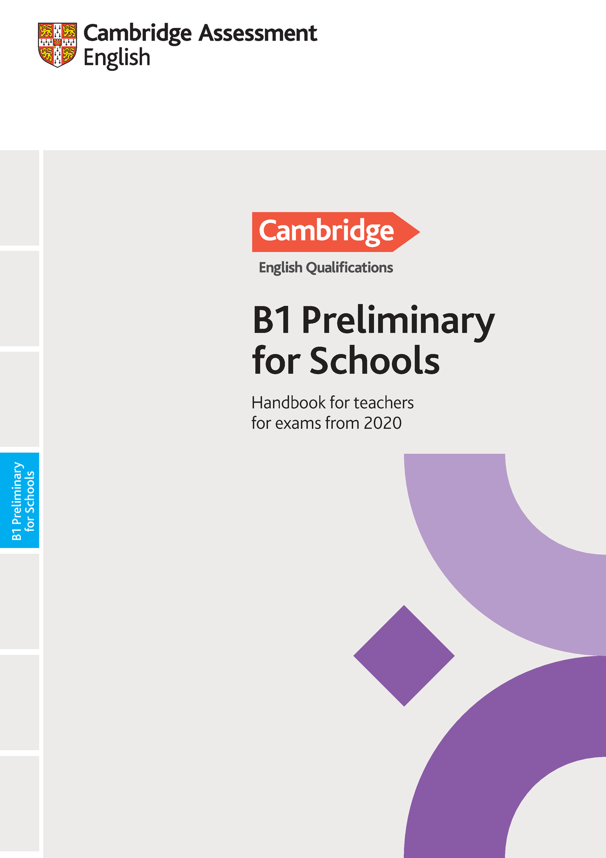 Handbook For Teachers B1 Preliminary For Schools (Cambridge English ...