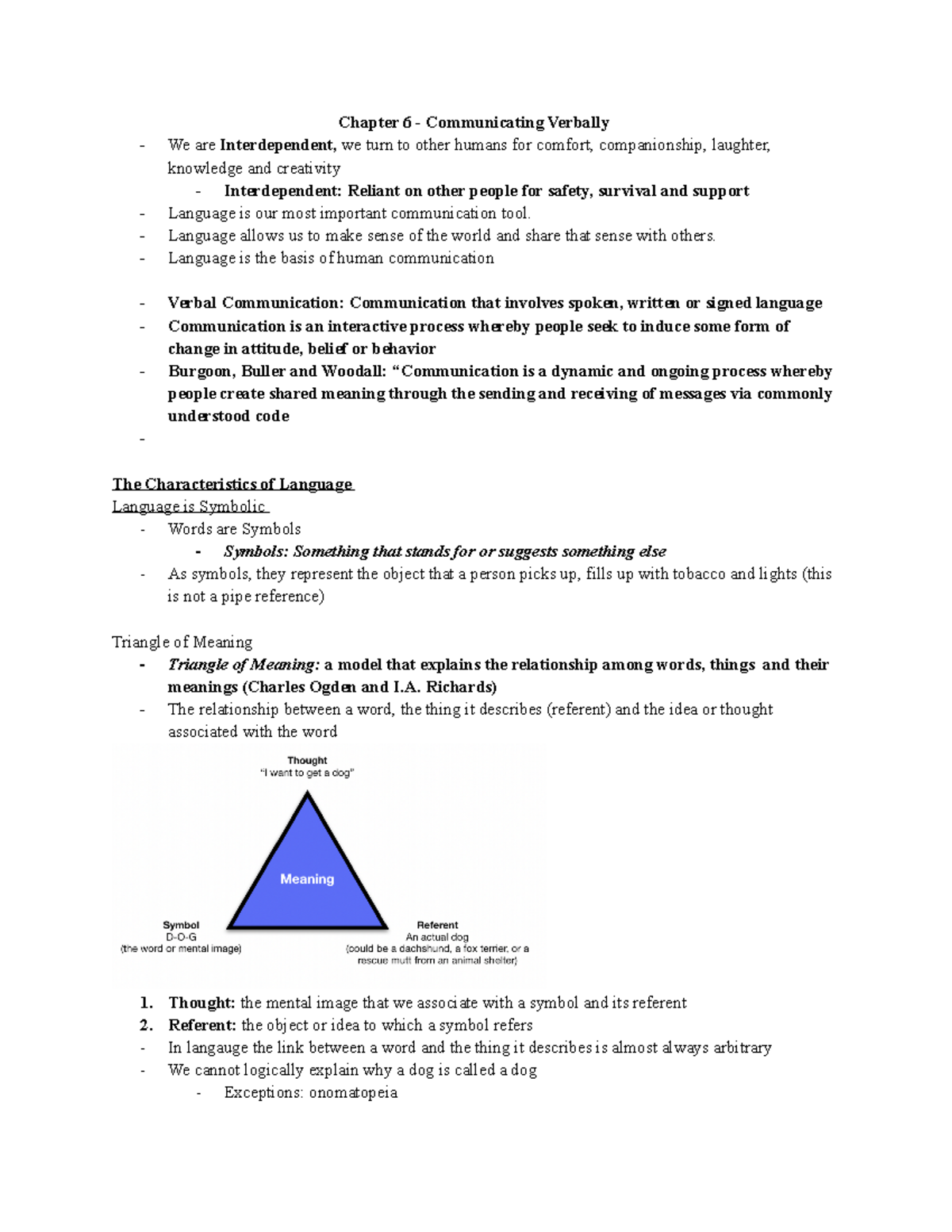 Chapter 6 - Communicating Verbally - Chapter 6 - Communicating Verbally ...