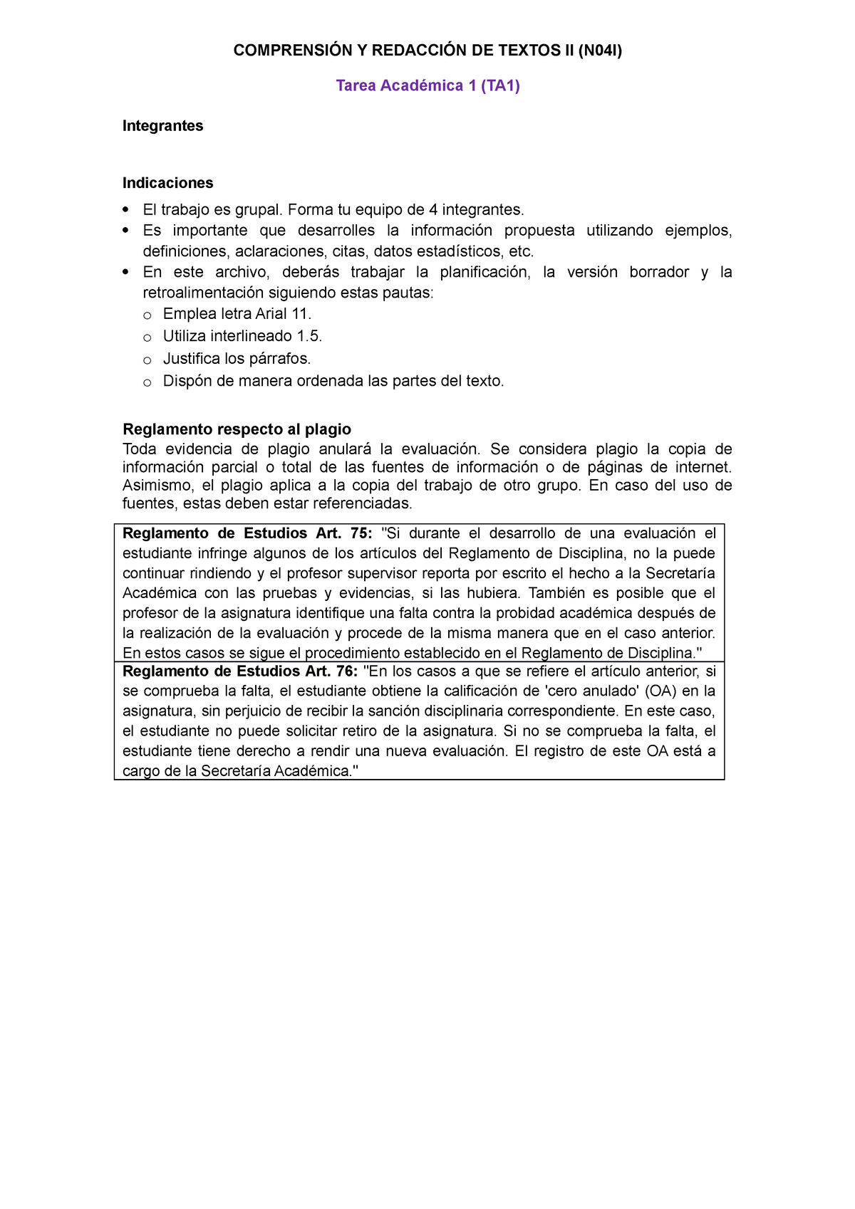 S04.s2 Versión Final TA1-1 - COMPRENSIÓN Y REDACCIÓN DE TEXTOS II (N04I ...