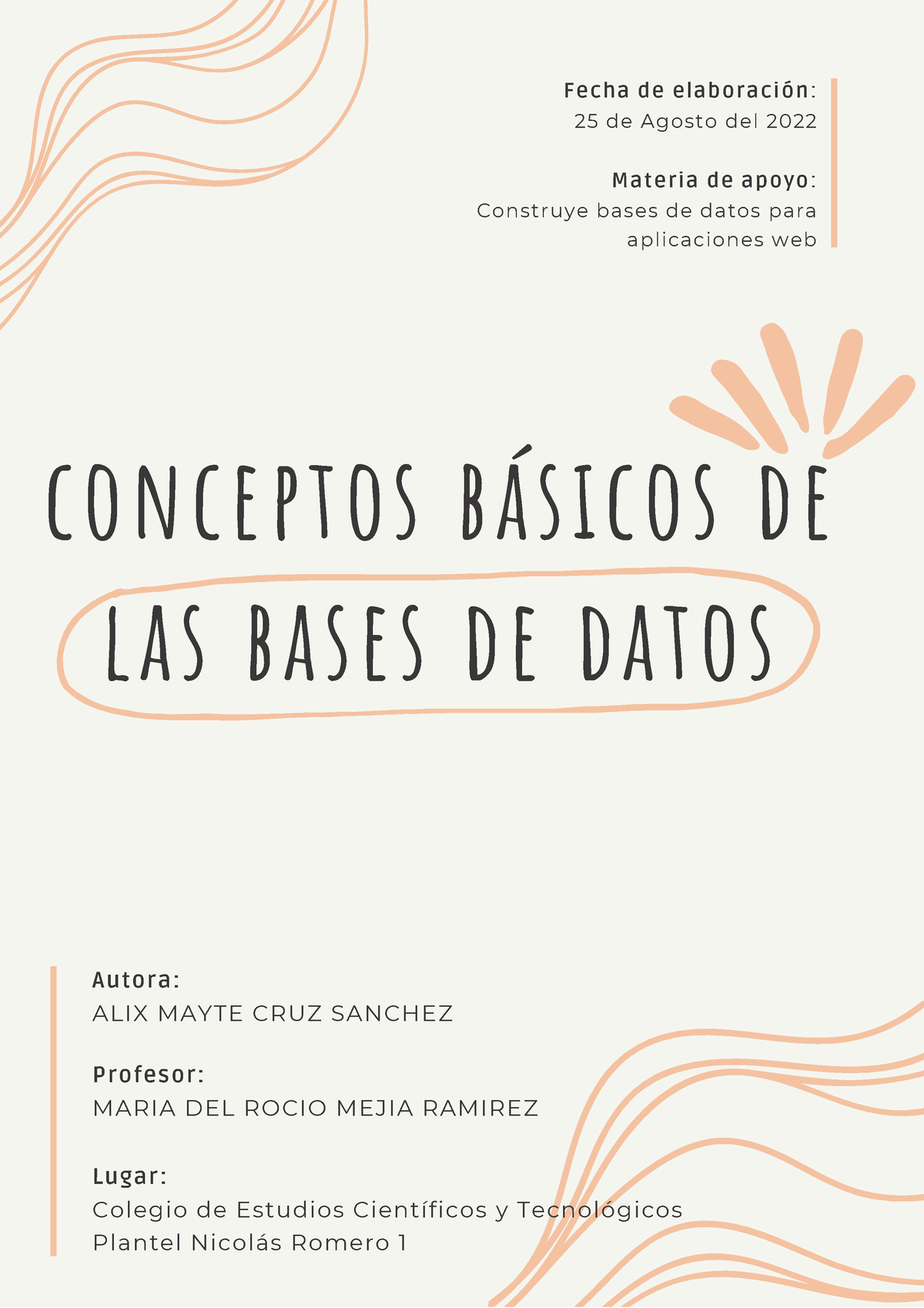 Conceptos Básicos De Las Bases De Datos - Conceptos Básicos De Las ...