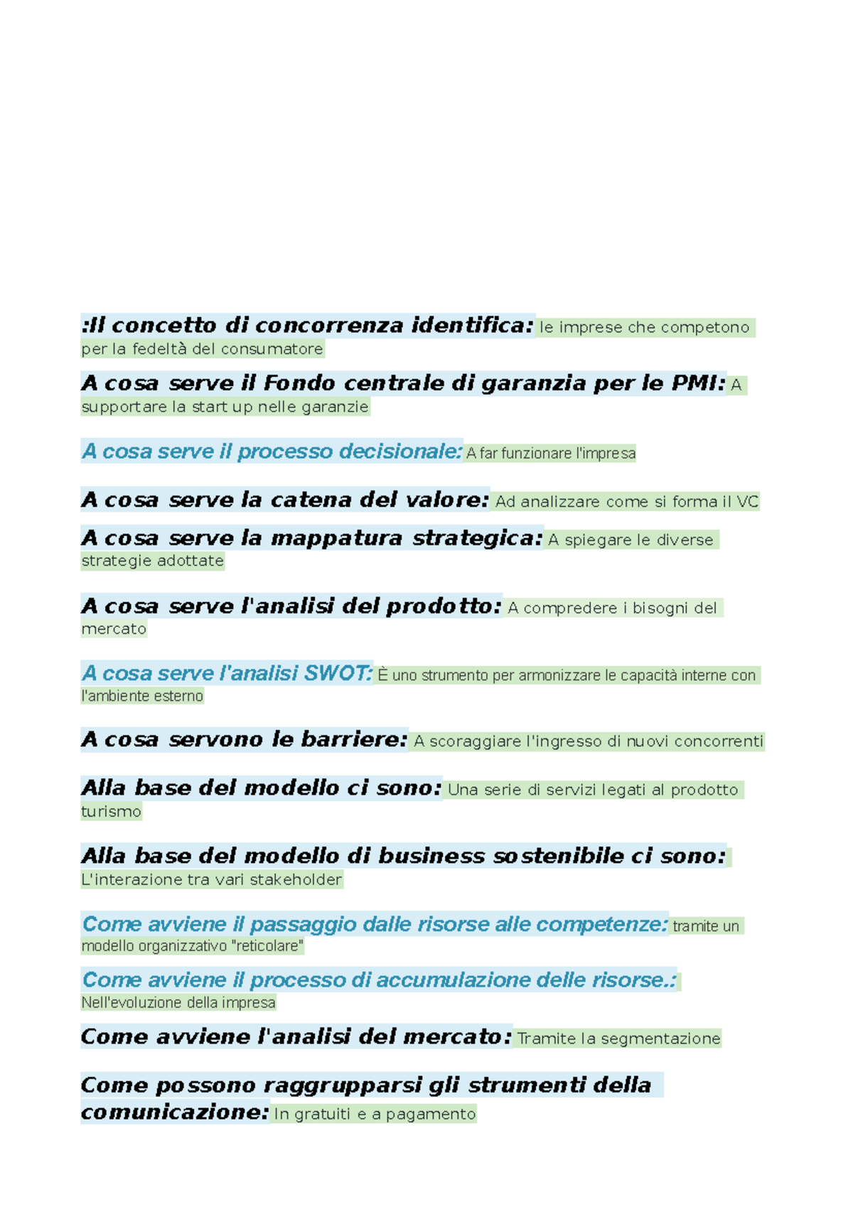 Unimercatorum - Economia E Gestione Delle Imprese 10 - :Il Concetto Di ...