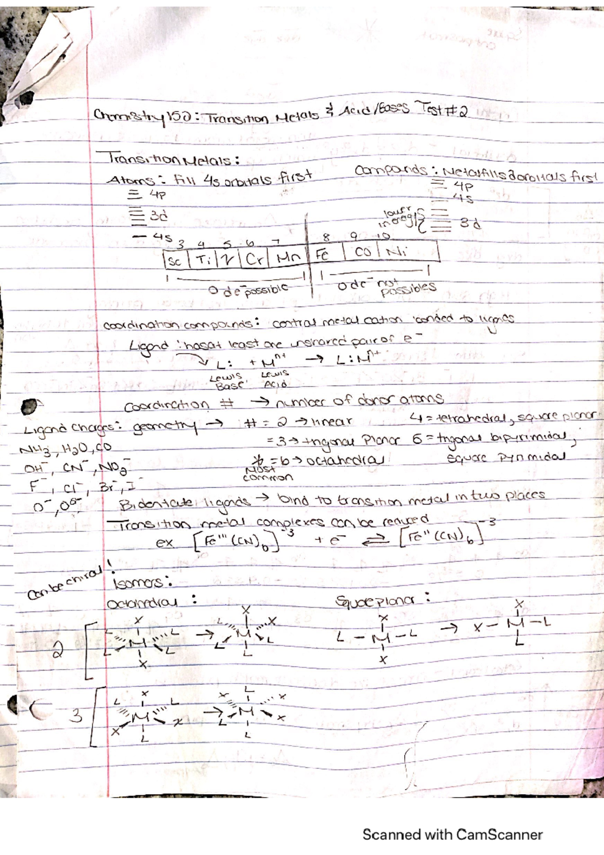 CHE152 Unit2SG - Unit 2 Study guide - CHE 132 - Studocu