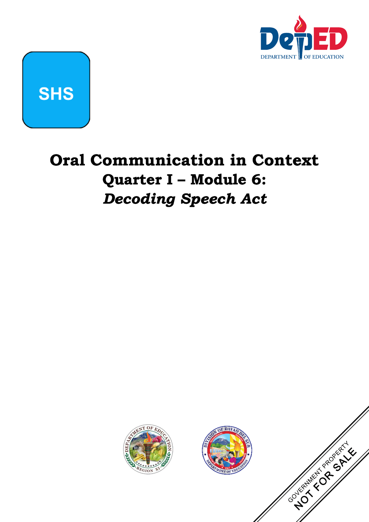 oral communication assignments