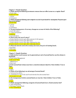 SDM Assignments - Exam notes - SDM Assignments Assume that you are the ...