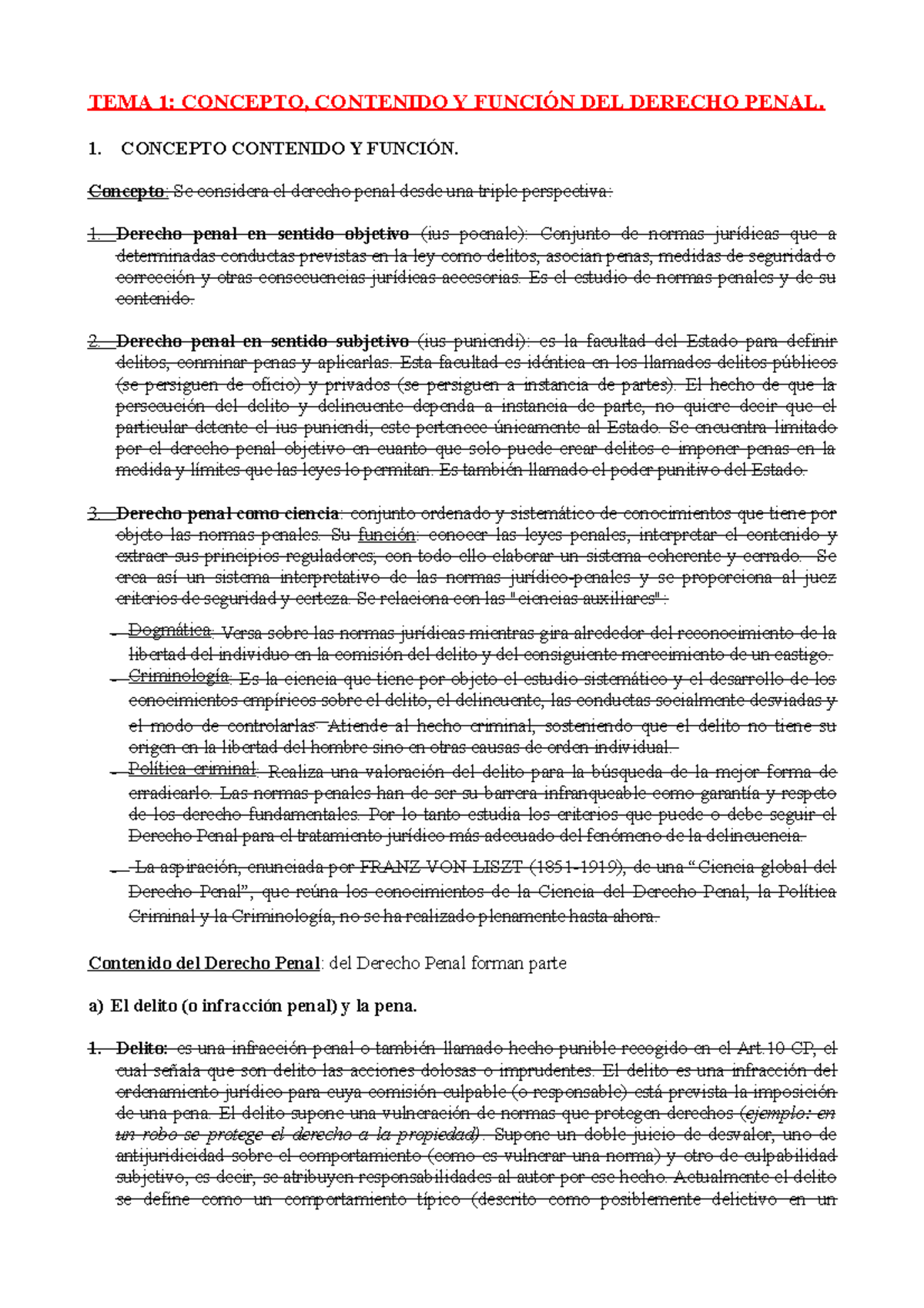 TEMA 1 - Apuntes Por Temas De Introduccion Al Derecho Penal - TEMA 1 ...