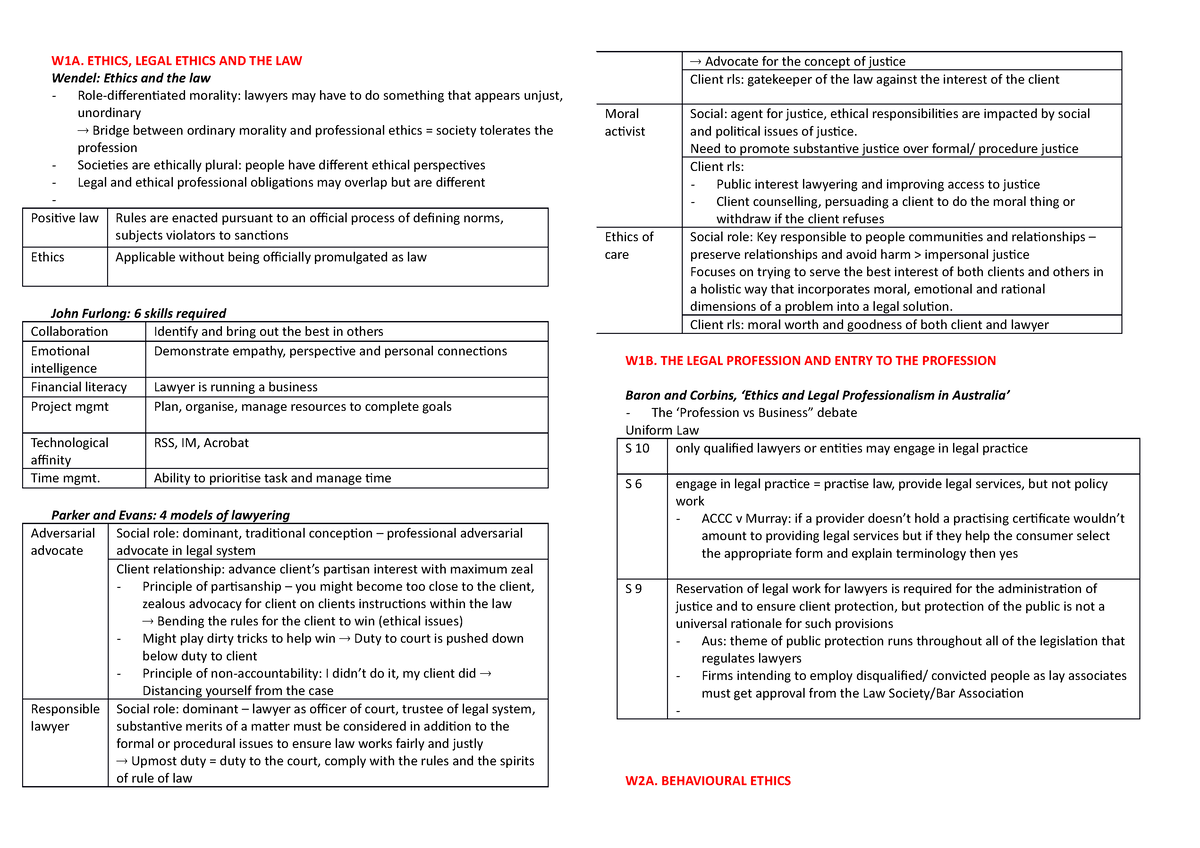 ethics-notes-of-week-1-2-3-basic-principals-w1a-ethics-legal-ethics-and-the-law-wendel