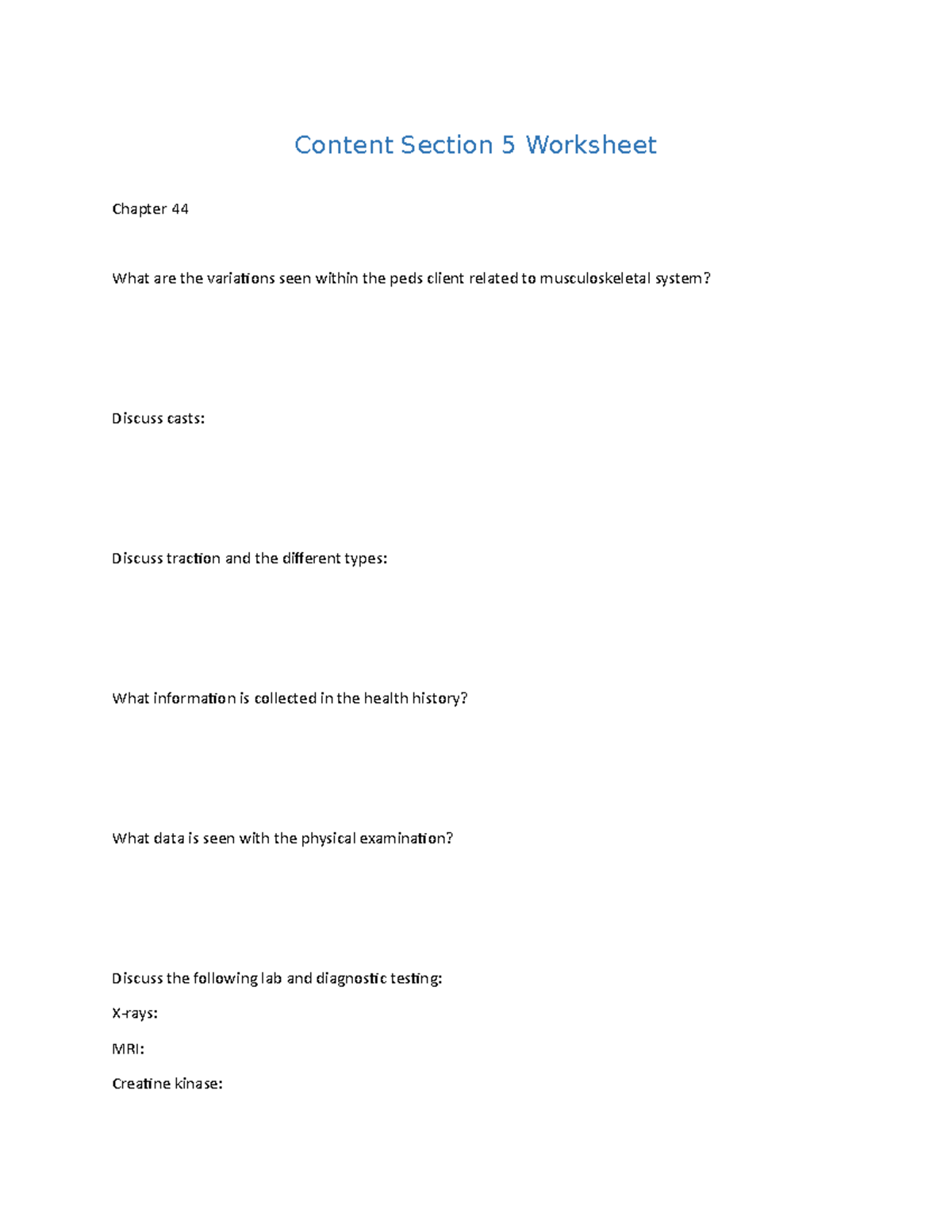 Content Section 5 Worksheet - Chapter 44 Content Section 5 Worksheet ...