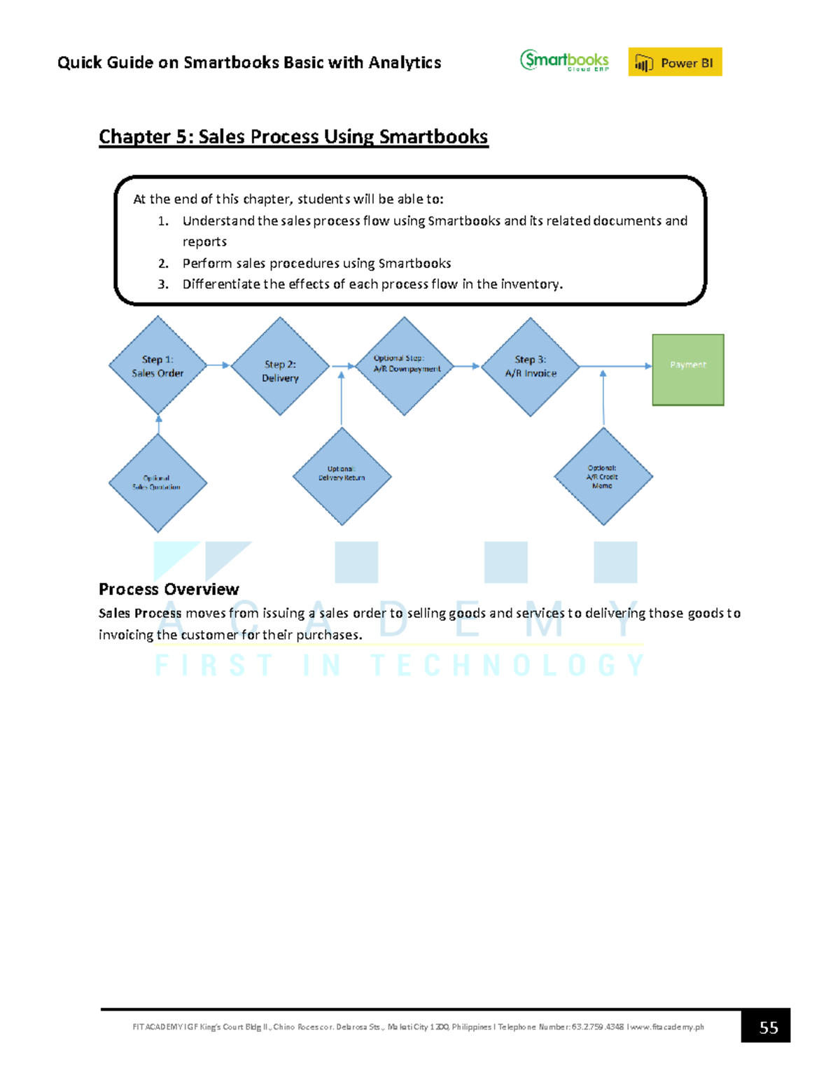 Guide for Exercise 5 - Chapter 5 : Sales Process Using Smartbooks ...