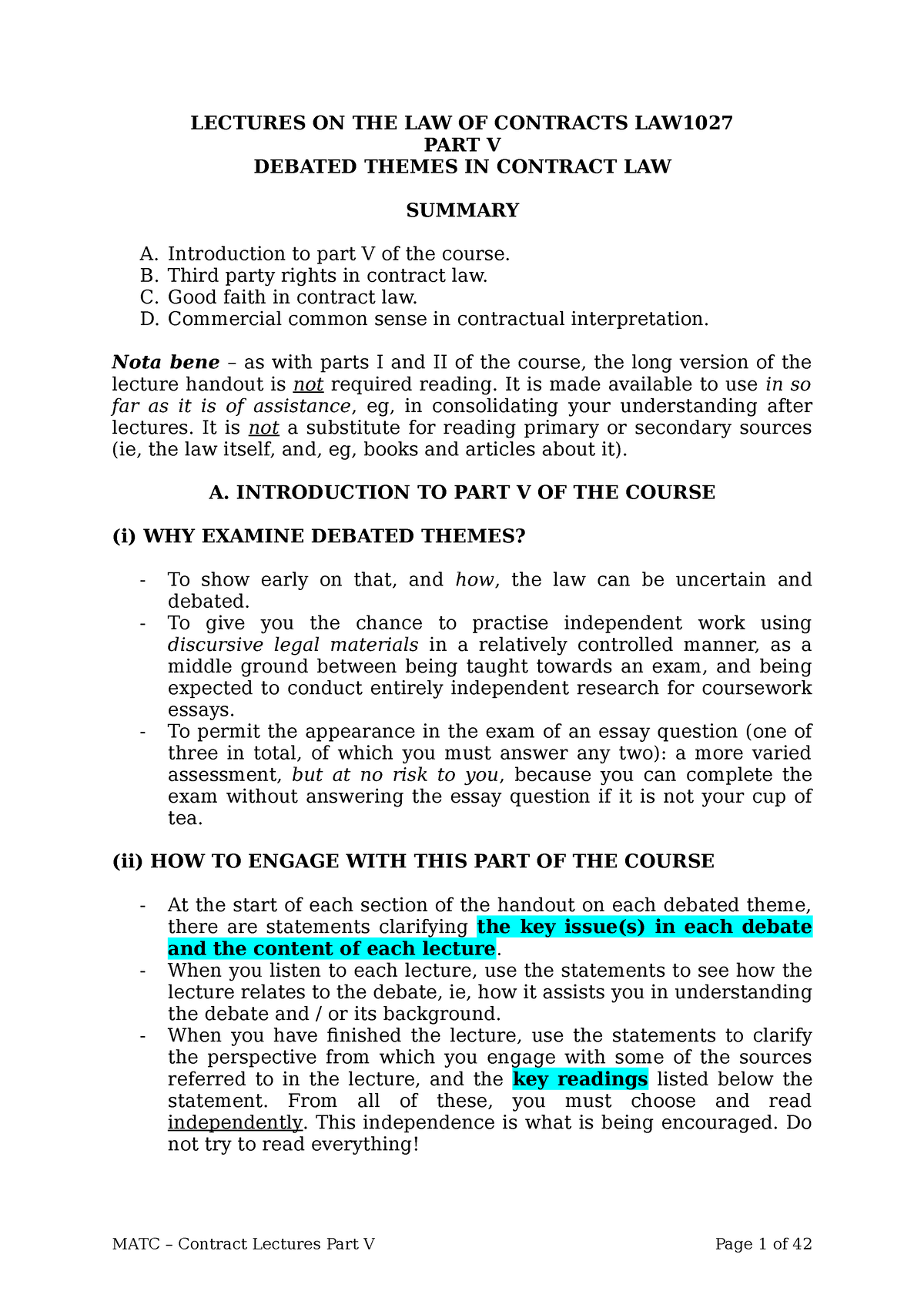 contract-lectures-part-v-1-short-for-lectures-lectures-on-the-law