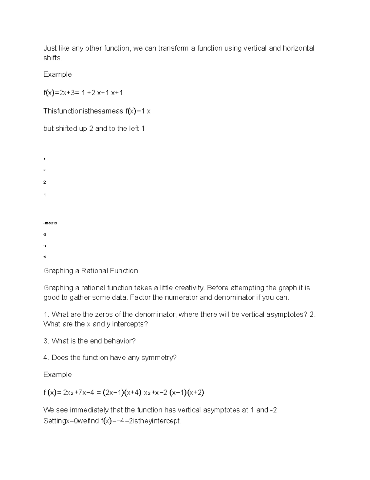 Math 108 3-6 - Math 108 3-6 - Just like any other function, we can ...