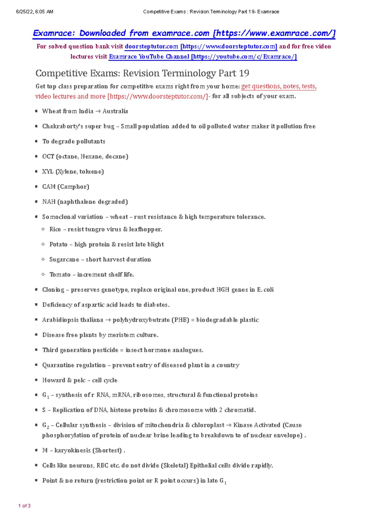 Revision Terminology Part 19 - Wheat from India ⇾ Australia Chakraborty ...