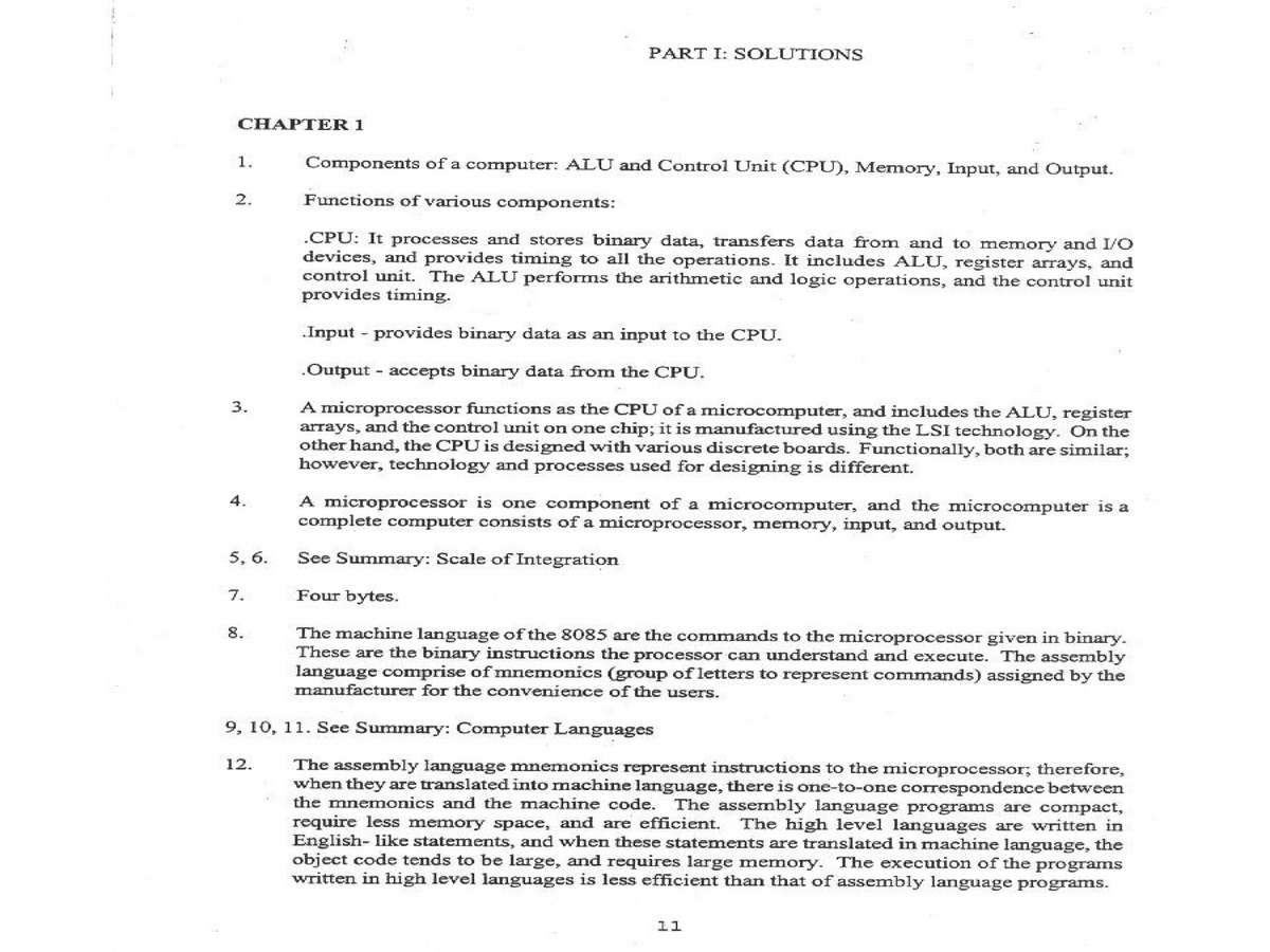 Microprocessor By Ramesh S Gaonkar Solution Manual - Electronic ...