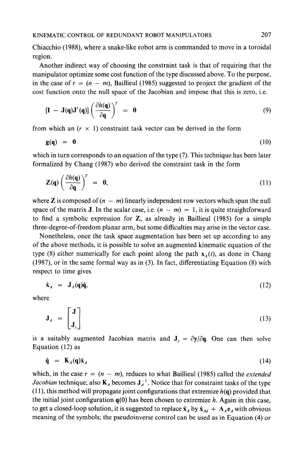 IK Siciliano (dragged) 7 - KINEMATIC CONTROL OF REDUNDANT ROBOT ...