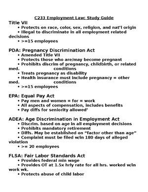 C233 Study Guide Students- 8-2021 - Following Are Some Guidelines That ...