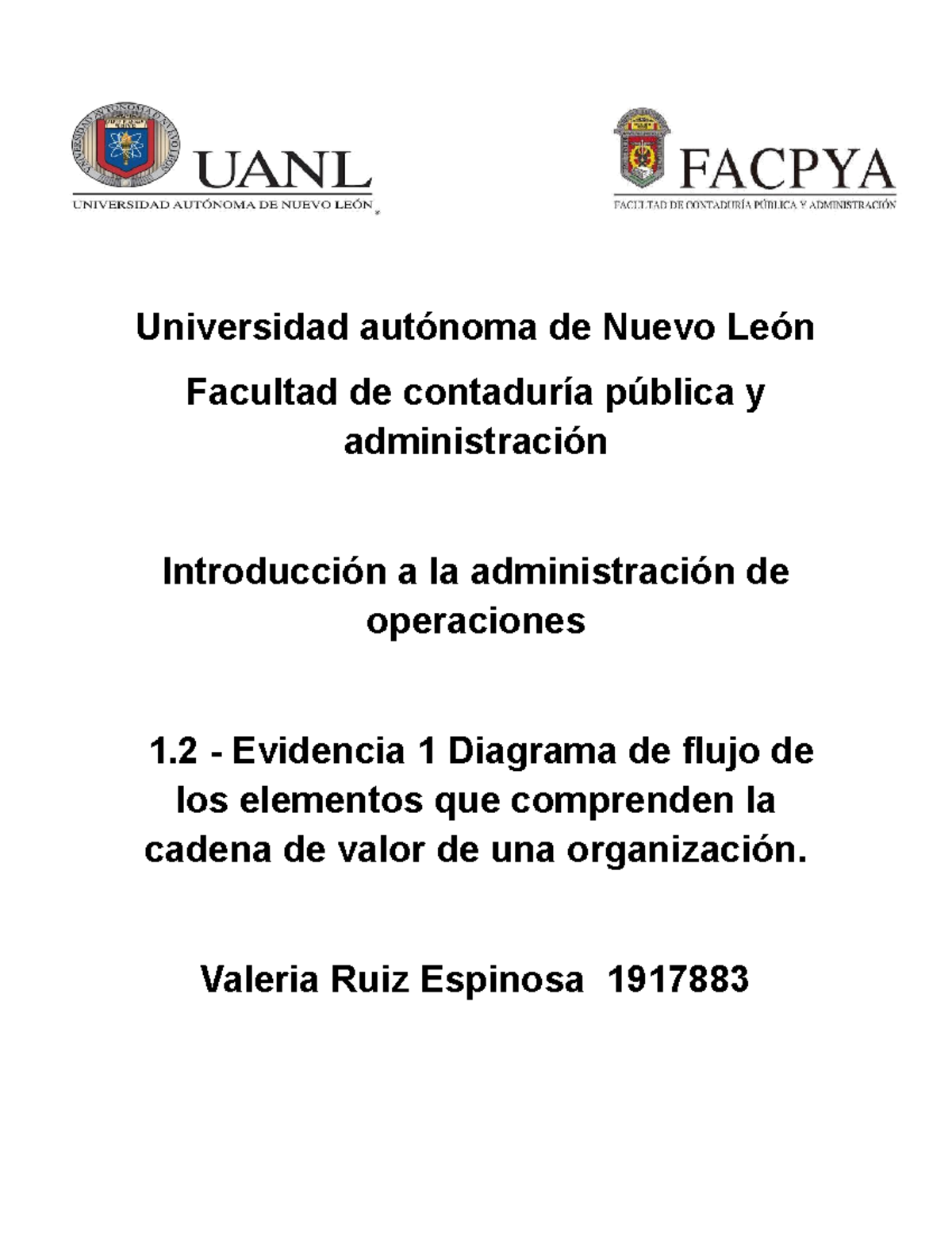 Actividad 1 - Universidad autónoma de Nuevo León Facultad de contaduría ...