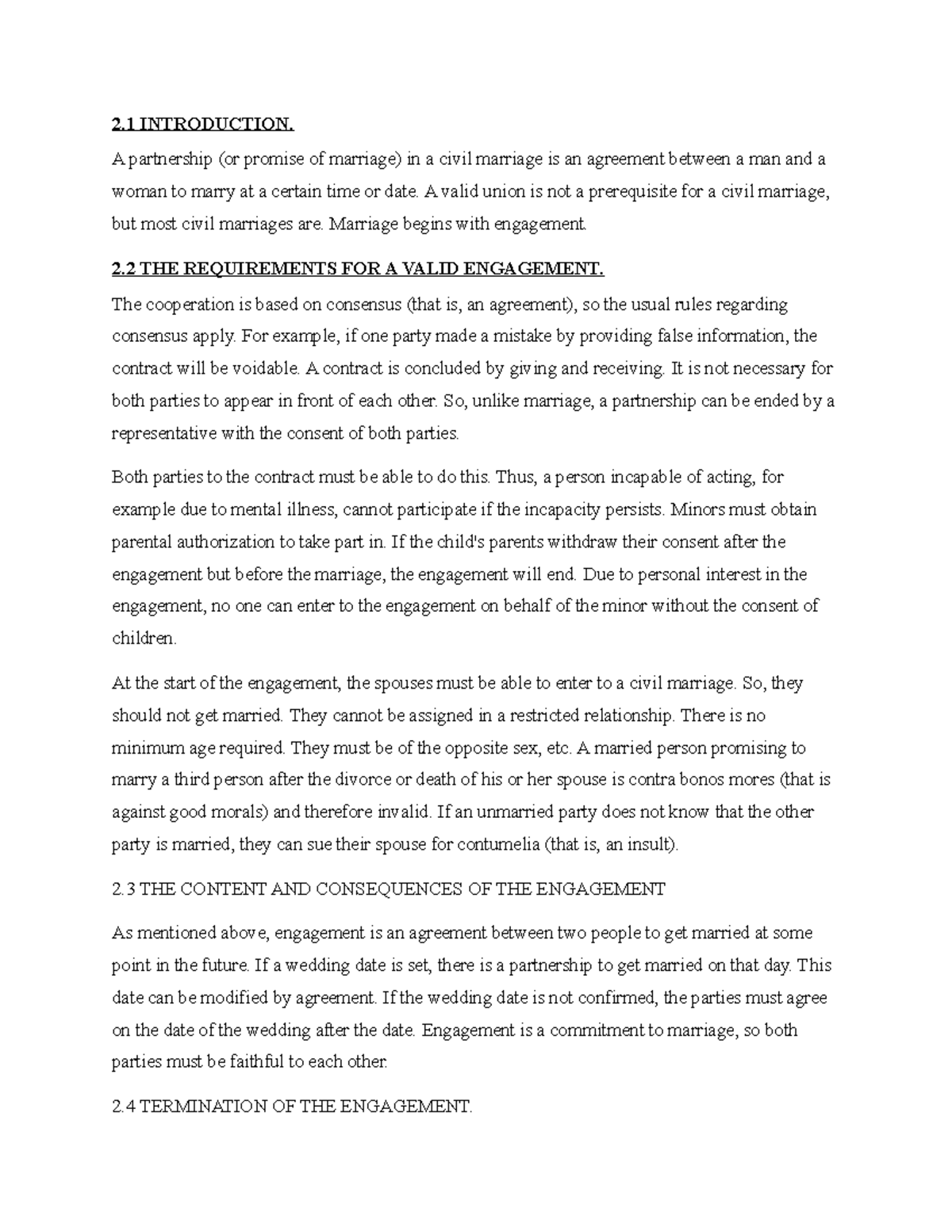 Lfm - Engagement - 2 INTRODUCTION. A partnership (or promise of ...