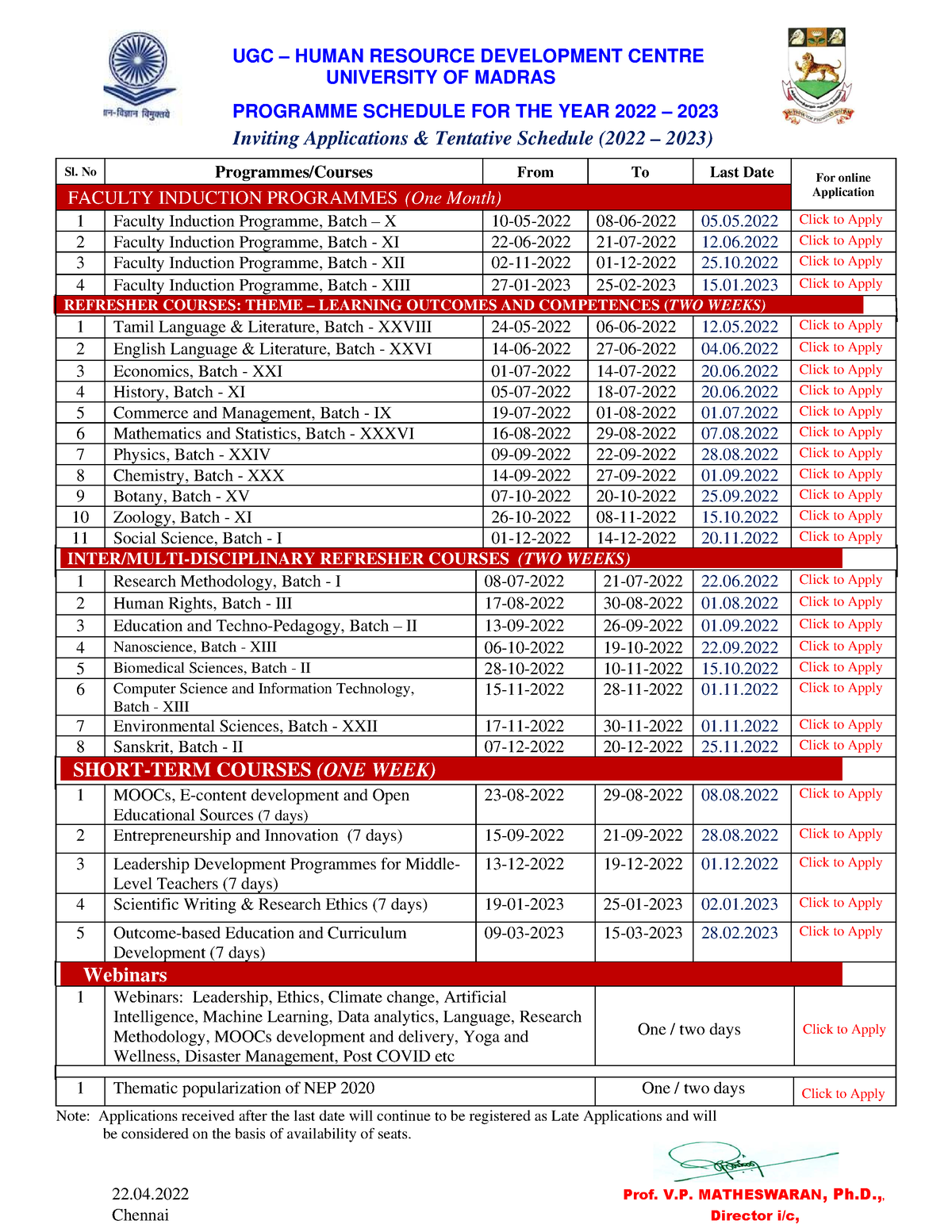 Hrdc schedule 22 23 UGC hrdc UGC HUMAN RESOURCE DEVELOPMENT