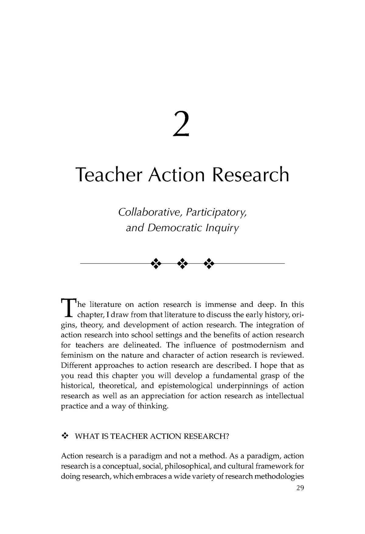 thesis on participatory action research