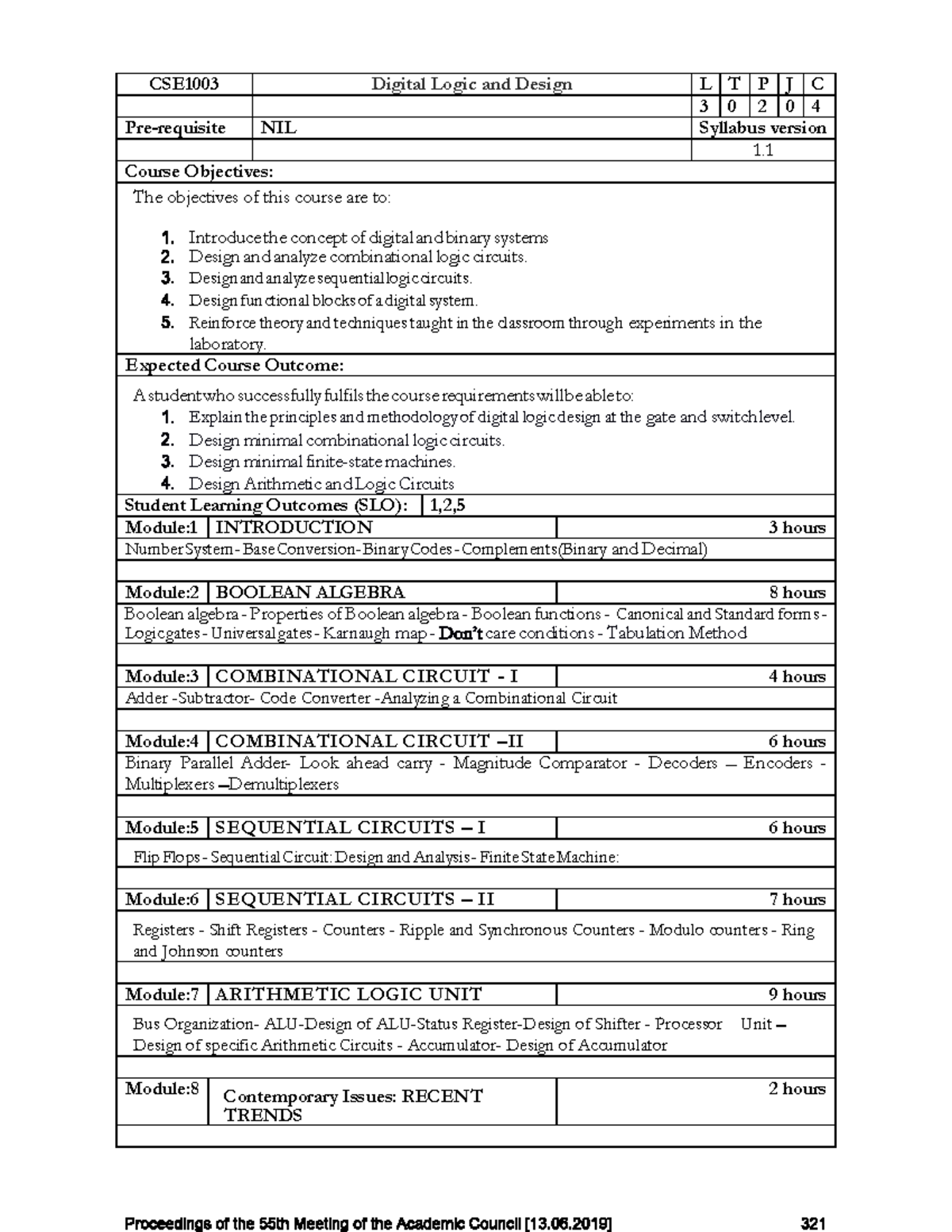 CSE1003 Digital- Logic-AND- Design ETH 1.1 47 CSE1003 55 ACP - CSE1003 ...