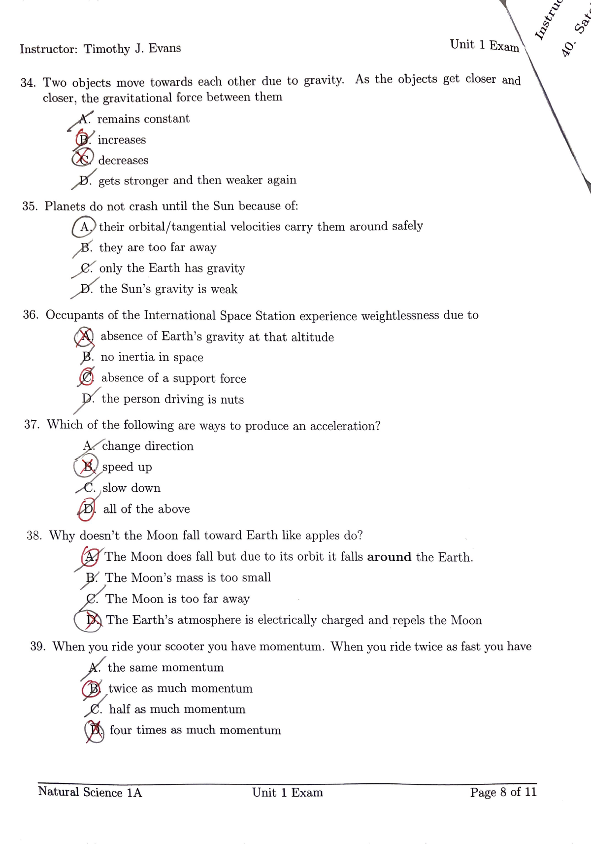 Unit 1 Exam (Ch 1-4) - NATSCI1A - Studocu