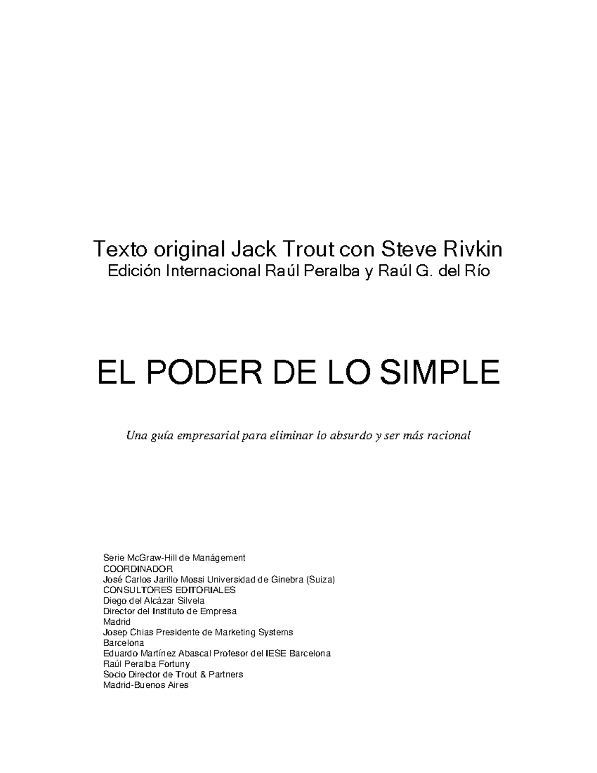 EL Poder DE LO Simple - Apuntes 1 - - Studocu