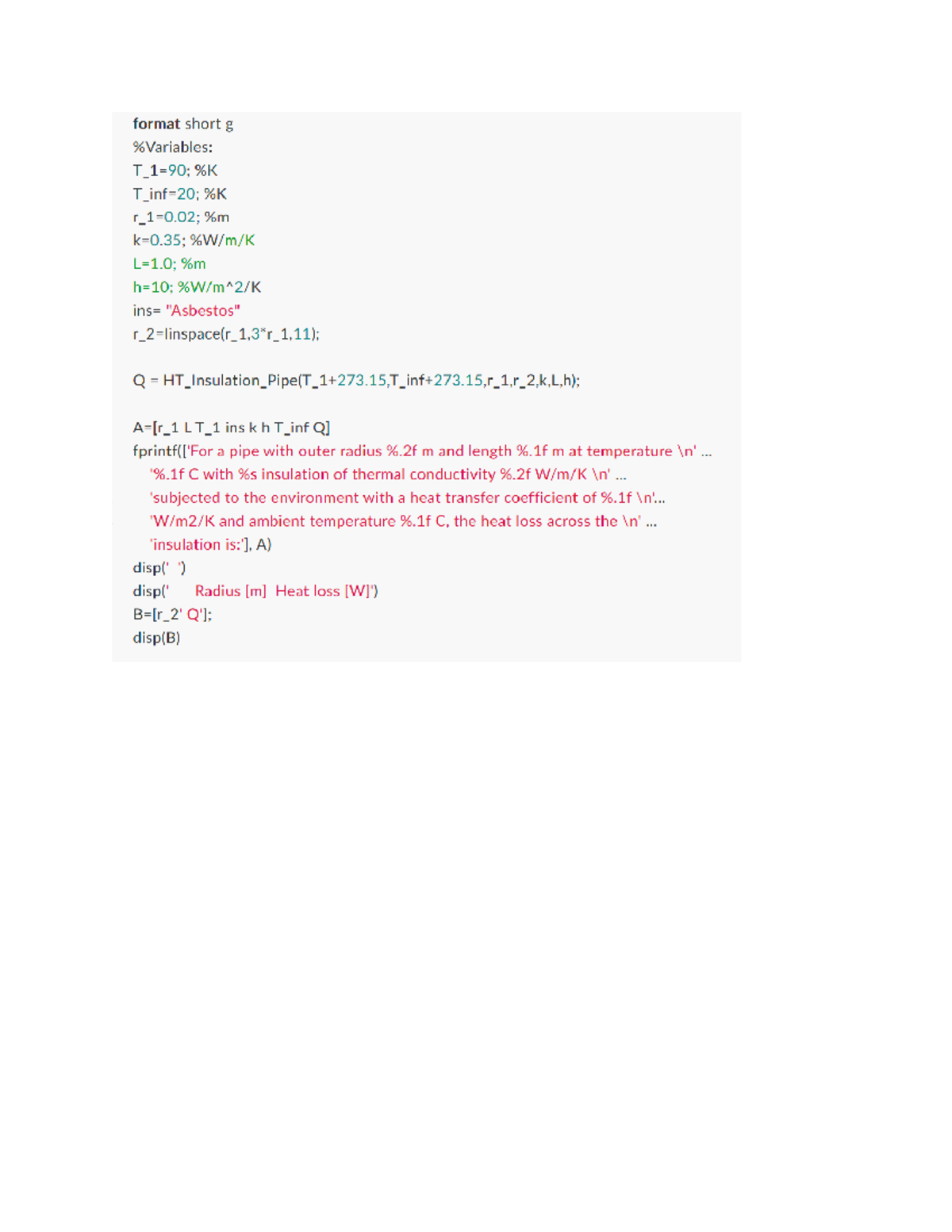 HW5P1 - Homework 5 Problem 1 - EAS 230 - format short g Q inskhT_inf a ...