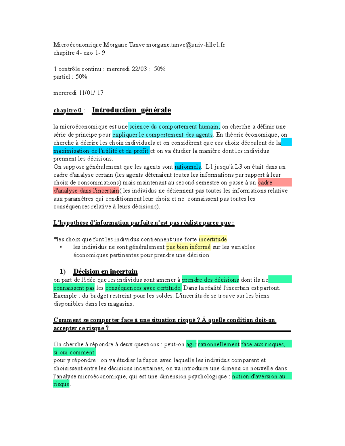 Cours Microeconomie 4 Studocu