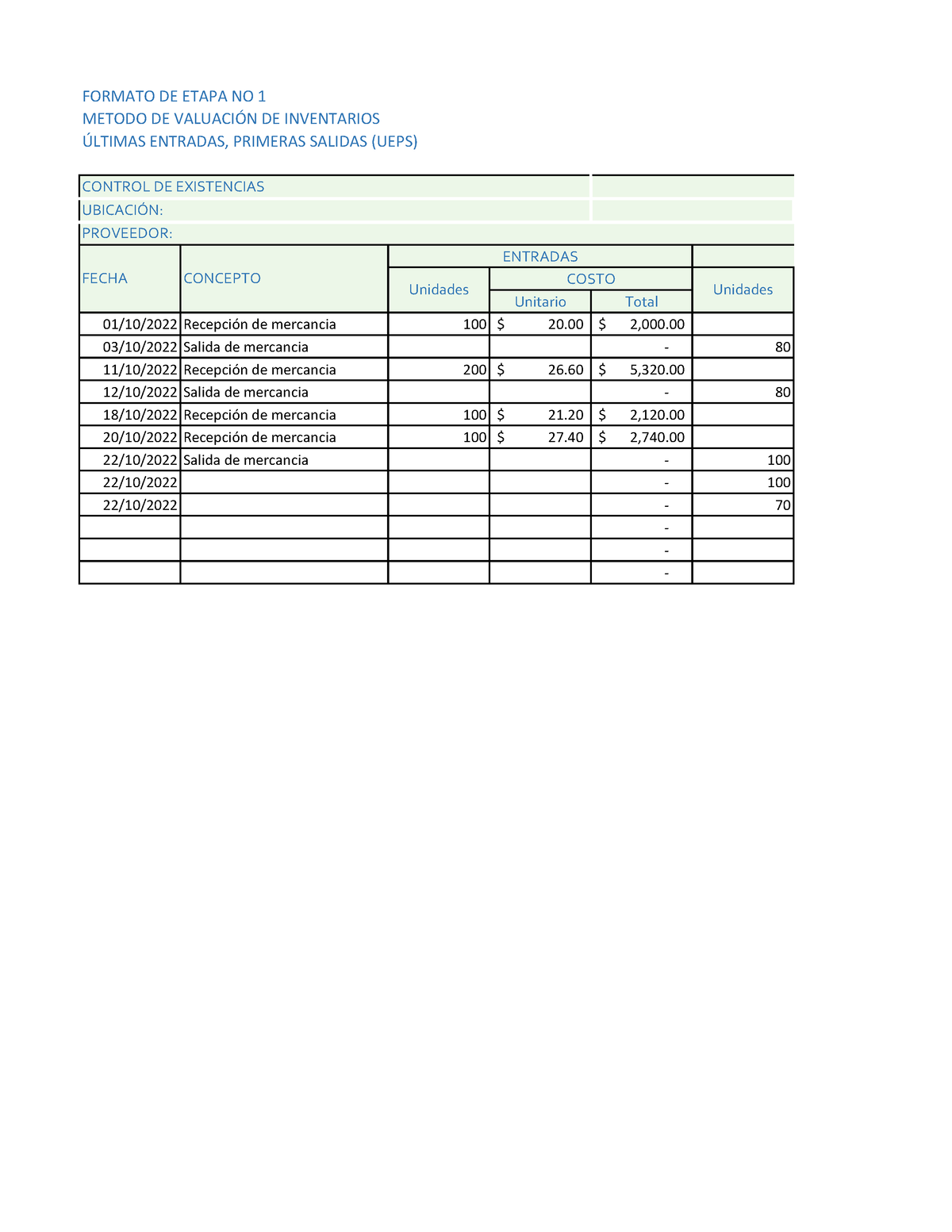 Proyecto Inegrador Etapa 1 Y 2 - FORMATO DE ETAPA NO 1 METODO DE ...