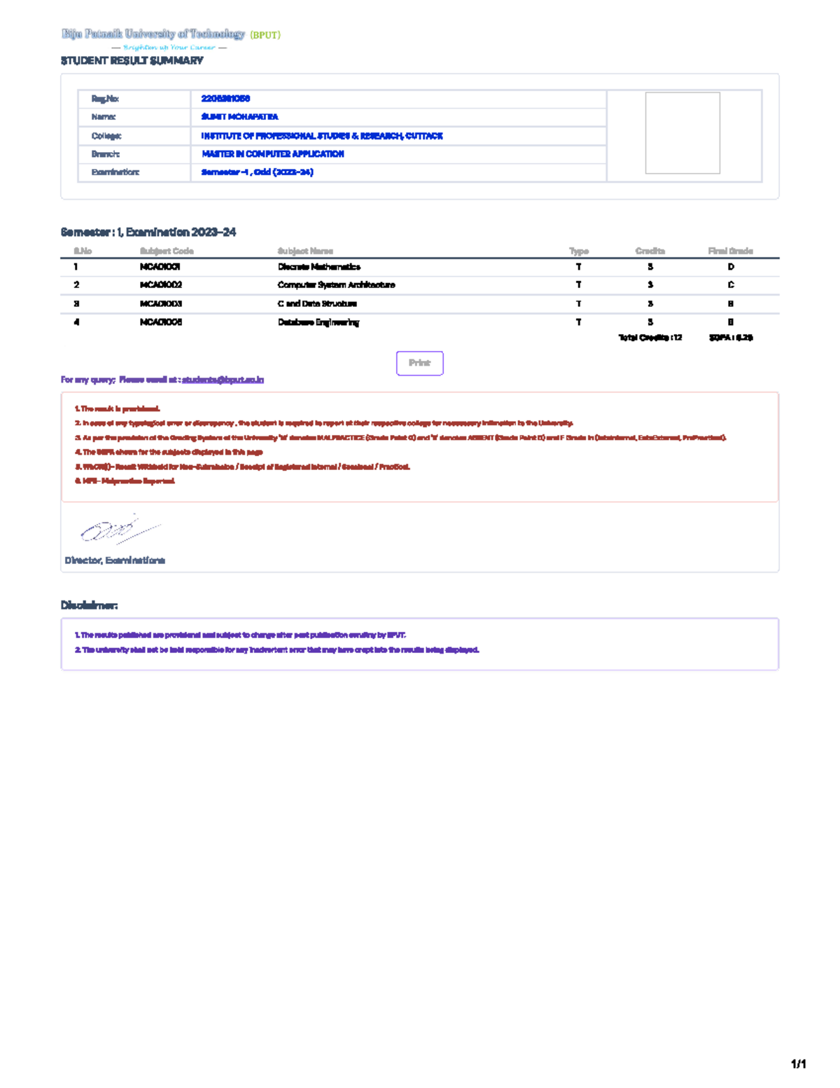 Res - Project report for project - MCA Masters In Computer Application ...